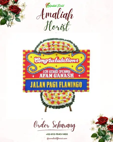 Sewa Papan Bunga Gedung Dhanapala Jakarta